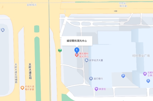 成都睛彩眼科地图